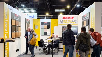 Wszystkie zaprezentowane produkty odpowiadają na aktualne potrzeby rynku: poszukiwanie ekologicznych, efektownych i trwałych rozwiązań, które sprawdzają się zarówno w produkcji mebli, jak i w rzemiośle. | © ADLER