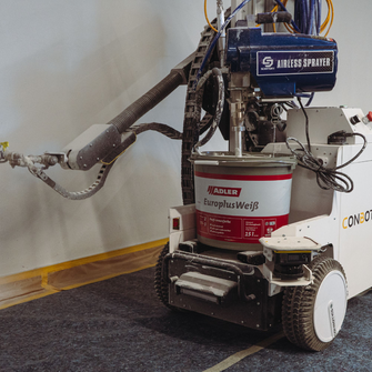 Współpraca między dyspersją ADLER a robotem malarskim okazała się strzałem w dziesiątkę pod każdym względem. | © ADLER